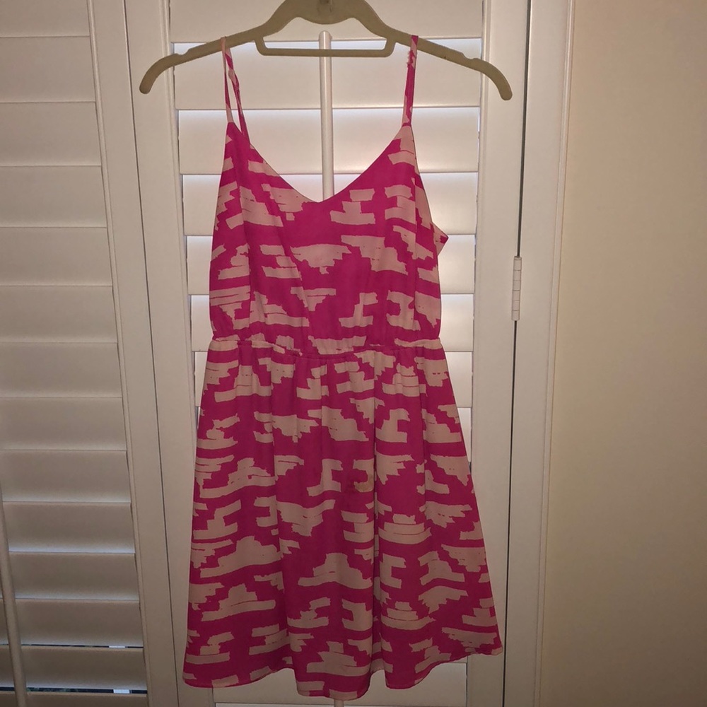 Pink Aztec Dress